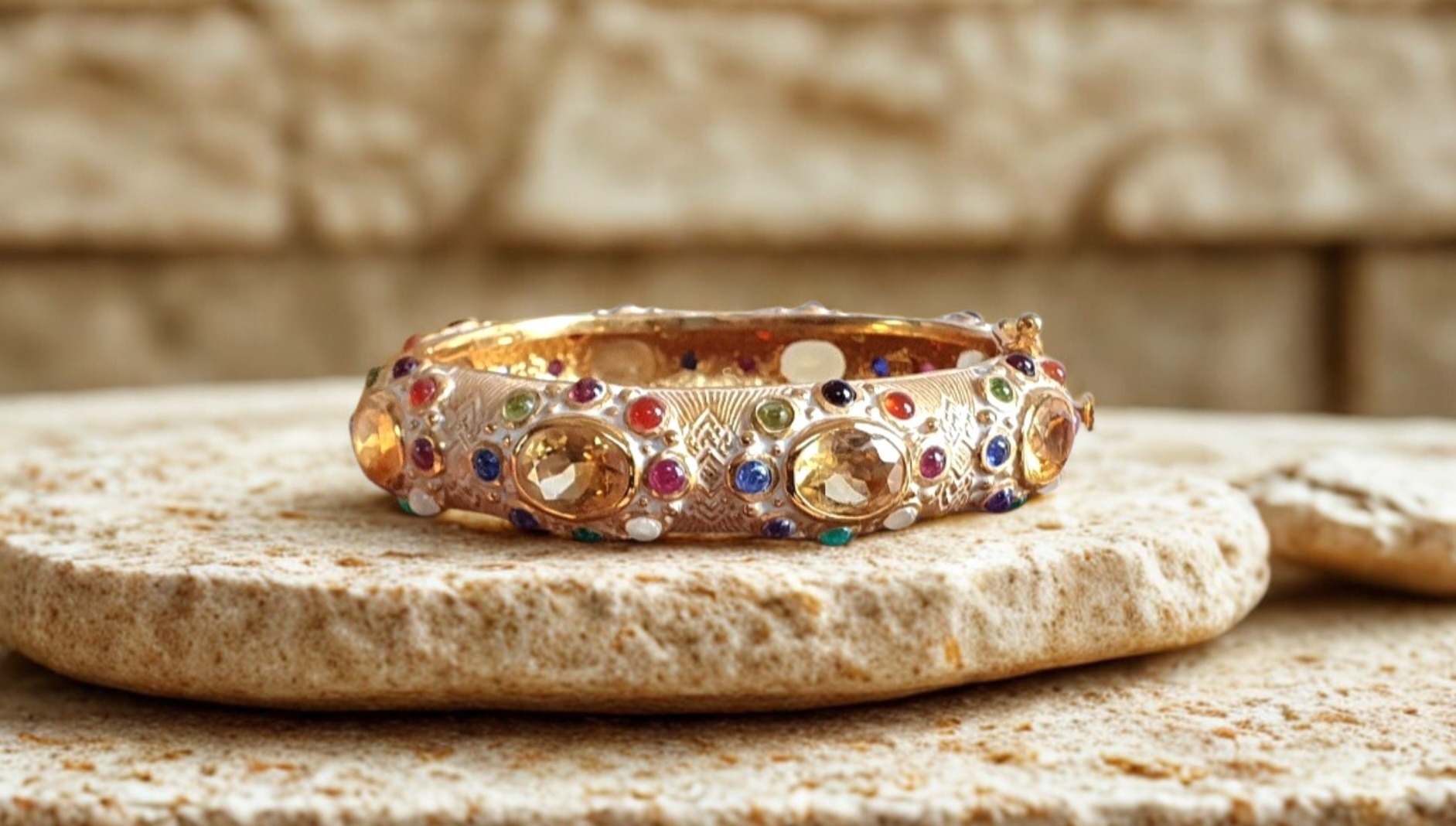 Bangle Céleste Citrine