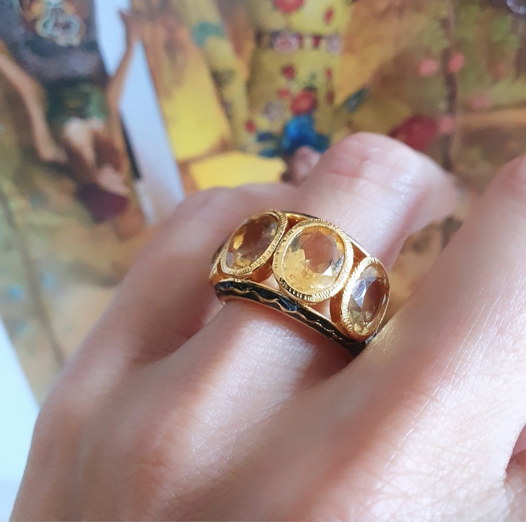 Bague Hera citrine
