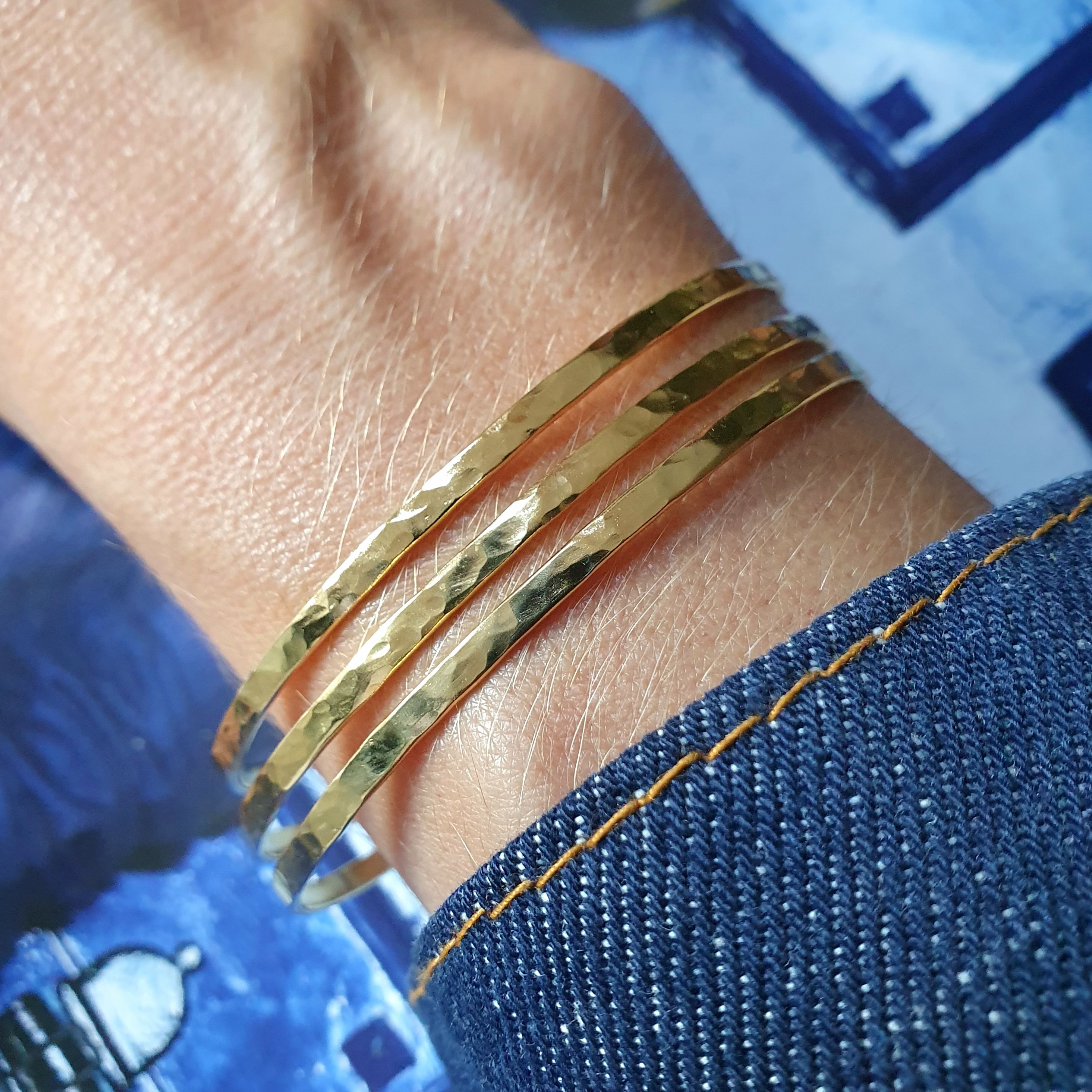 Bangle martelé 2,5 mm