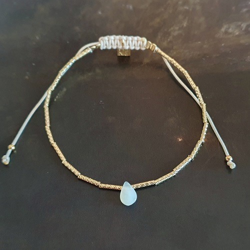 Bracelet tube opale