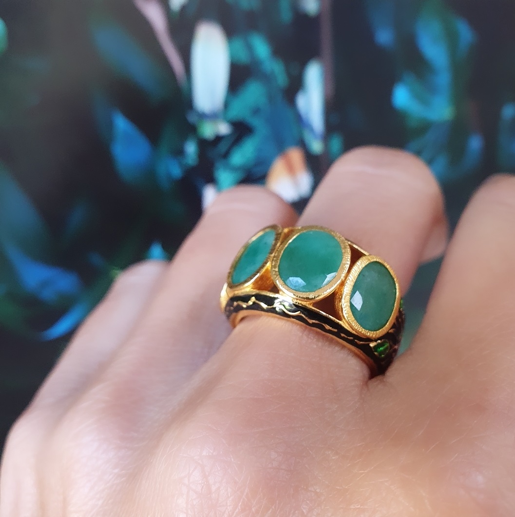 Bague Hera émeraude