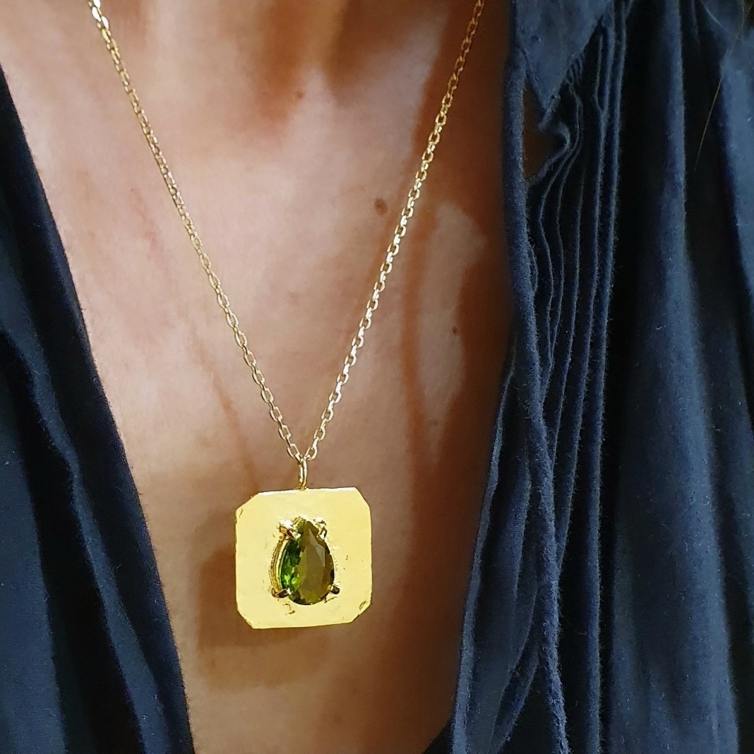 Collier Talisman péridot