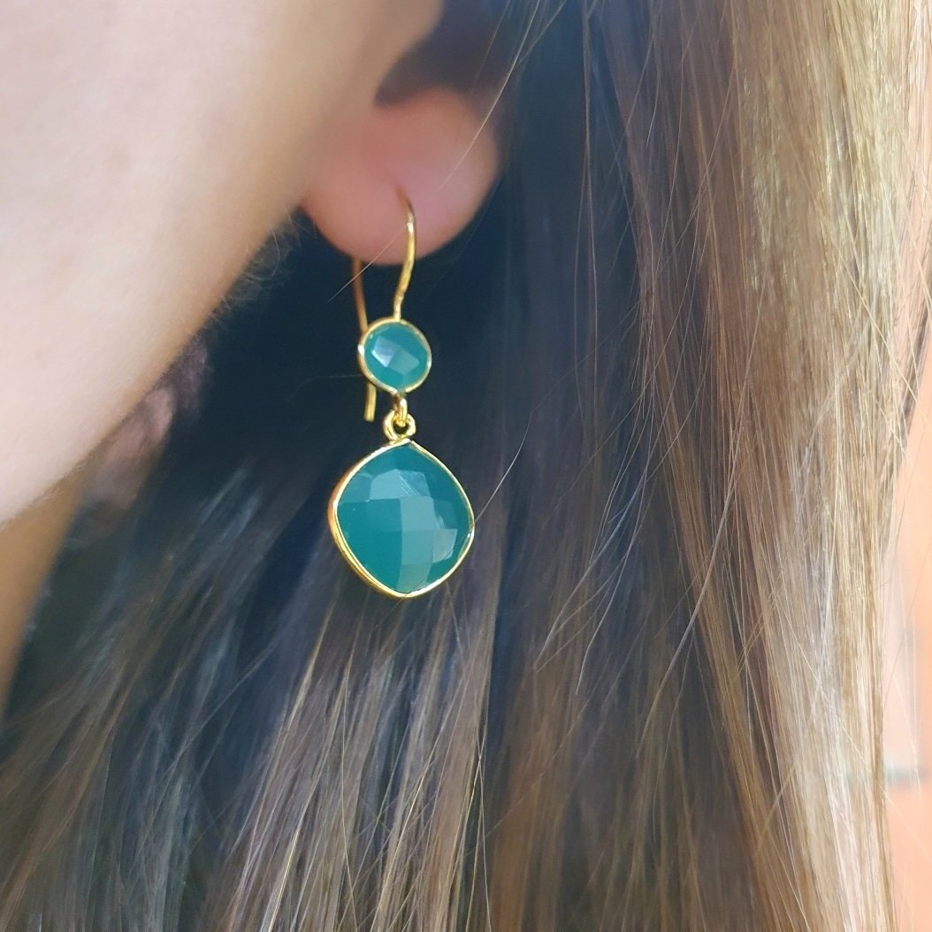 Boucles d'oreilles Zoe onyx