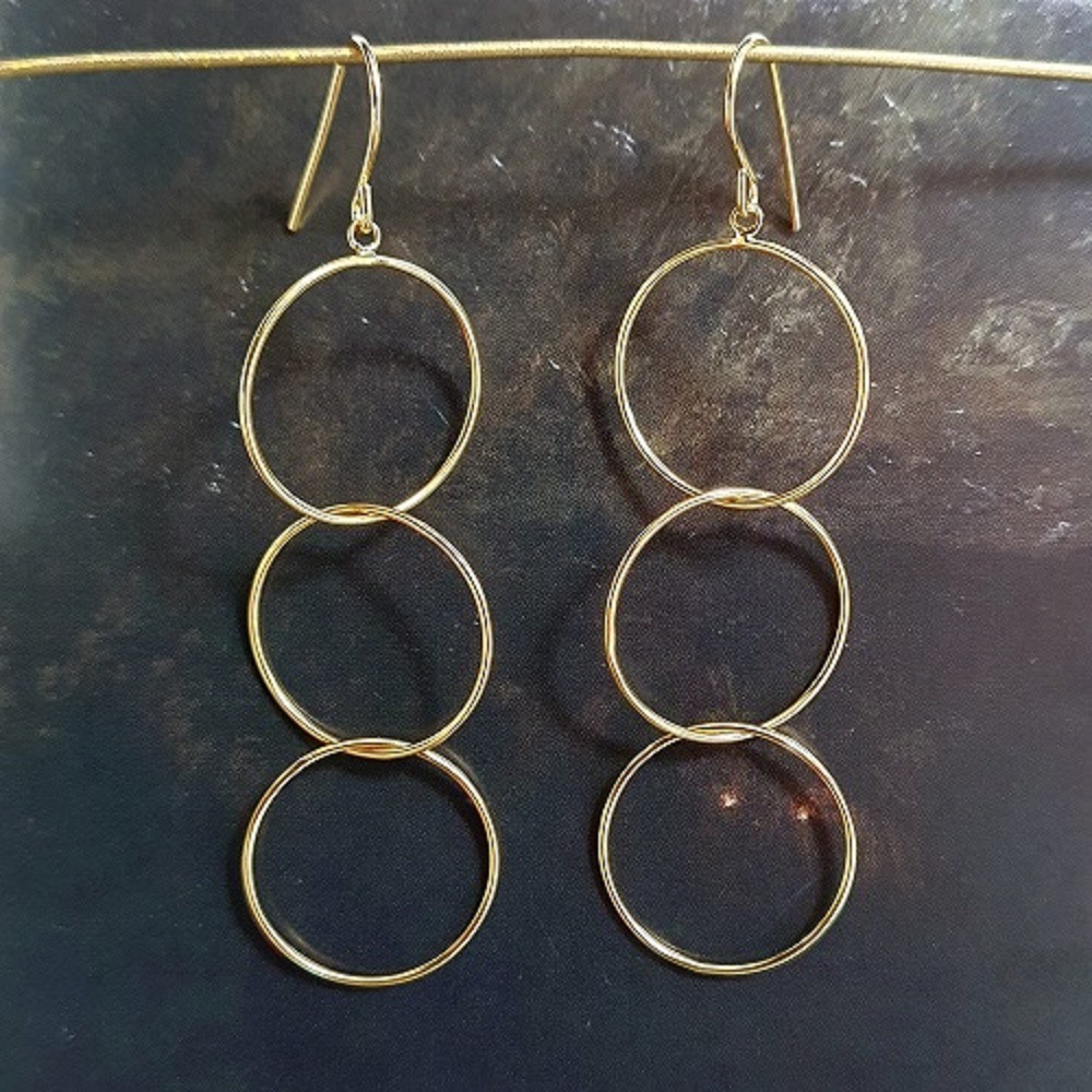 Boucles d'oreilles Trois Anneaux