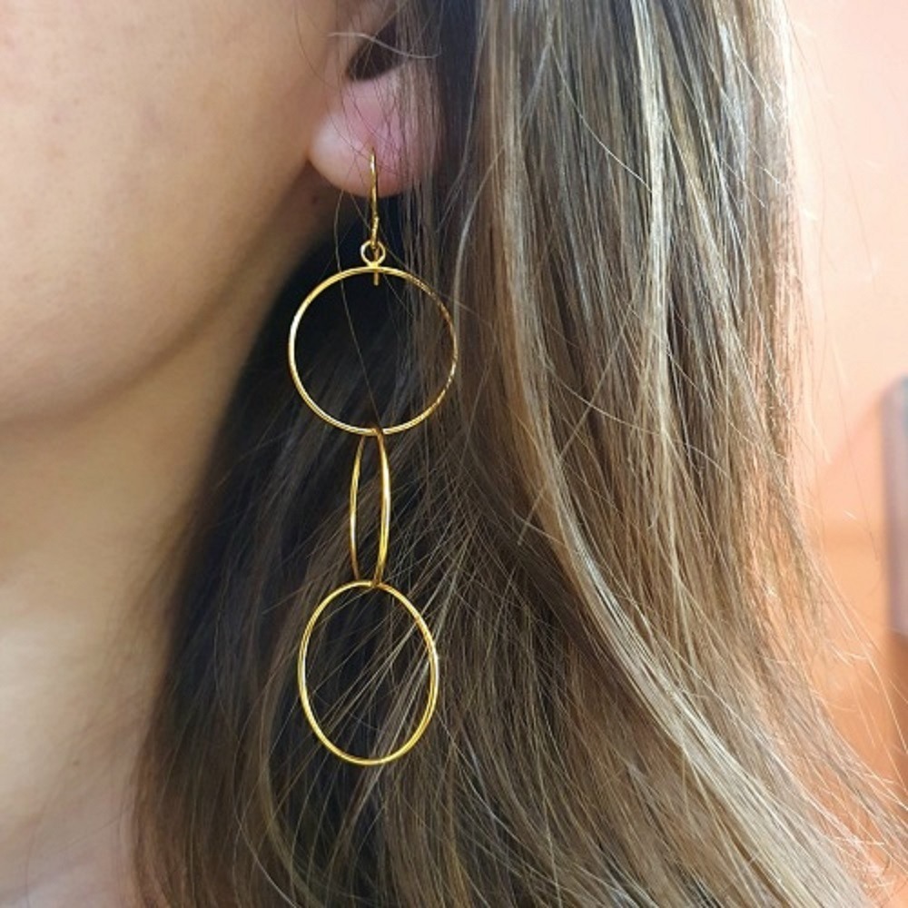 Boucles d'oreilles Trois Anneaux